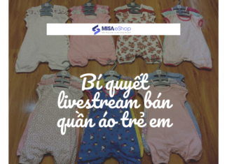livestream bán quần áo trẻ em
